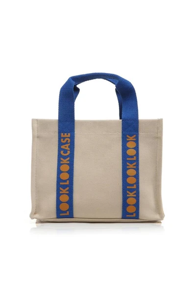 Case Look Kadın Kanvas Bej-Hardal Omuz Çantası Edna 01 - Resim 11