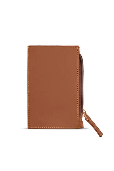 Case Look Kadın Kahverengi Fermuarlı Kartlık Amy 01 - Resim 2