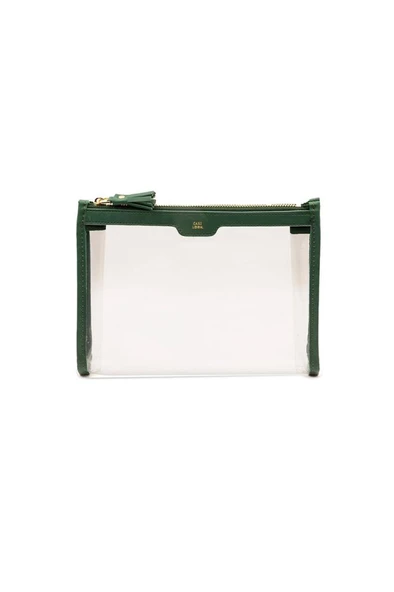 Case Look Kadın Yeşil Detaylı Şeffaf Clutch Tina 10 - 4