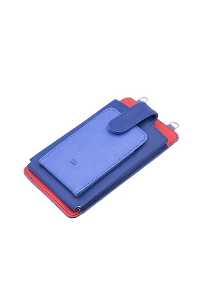 Case Look Kadın Boyun Askılı Telefonluk Nora Mavi 01 - Resim 4