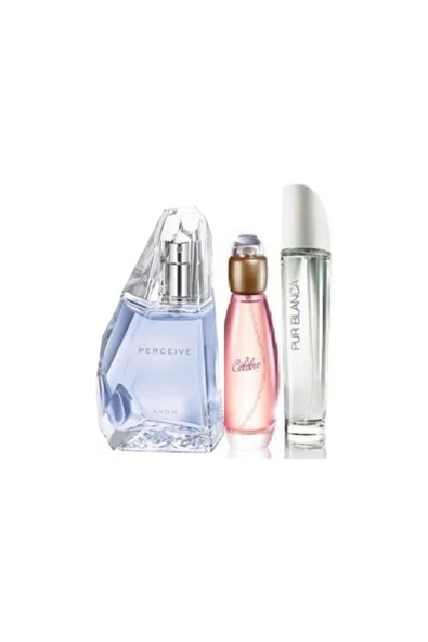 AVON Perceive Celebre Pur Blanca Parfüm Seti - 1