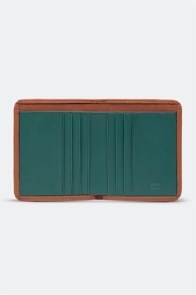 Case Look Erkek Taba Renkli Katlanır Cüzdan Terry 03 - 6