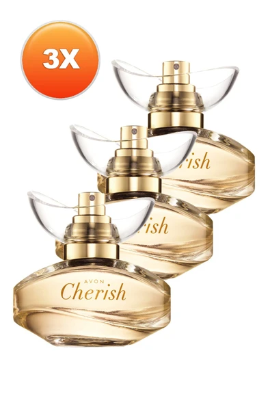 AVON Cherish Kadın Parfüm Edp 50 Ml. Üçlü Set ürün görseli 1