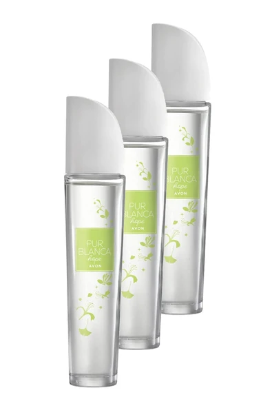 AVON Pur Blanca Hope Kadın Parfüm Edt 50 Ml. Üçlü Set