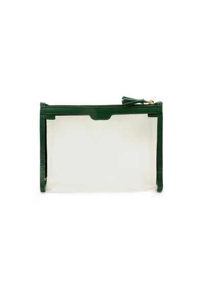 Case Look Kadın Yeşil Detaylı Şeffaf Clutch Tina 10 - 5