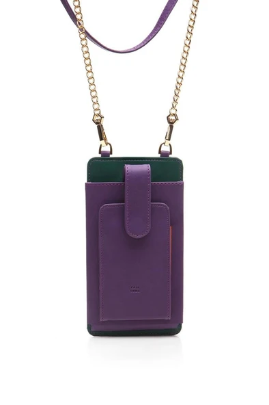 Case Look Kadın Boyun Askılı Telefonluk Nora Mor 04 - Resim 5