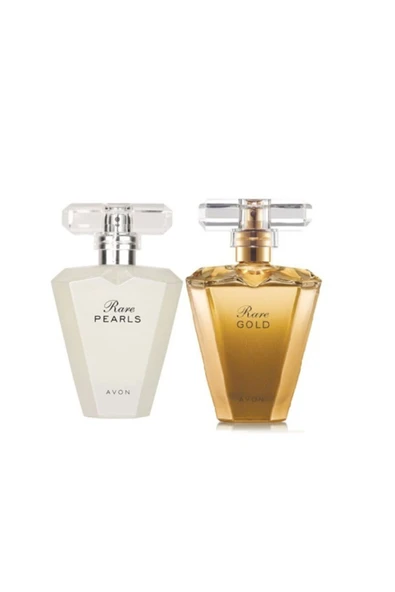 AVON Kadın Rare Pearls EDP 50 ml  + Rare Gold EDP 50 ml  Parfüm ürün görseli 1