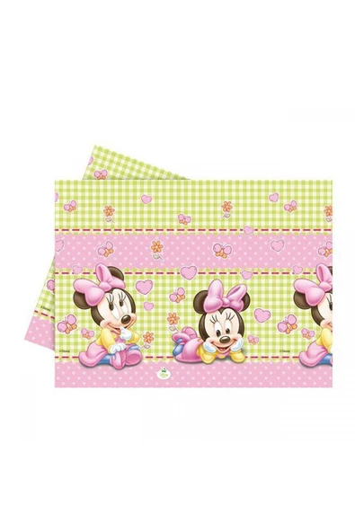 HAYALLER DÜKKANI Masa Örtüsü Minnie Disney Baby Parti Malzemesi-