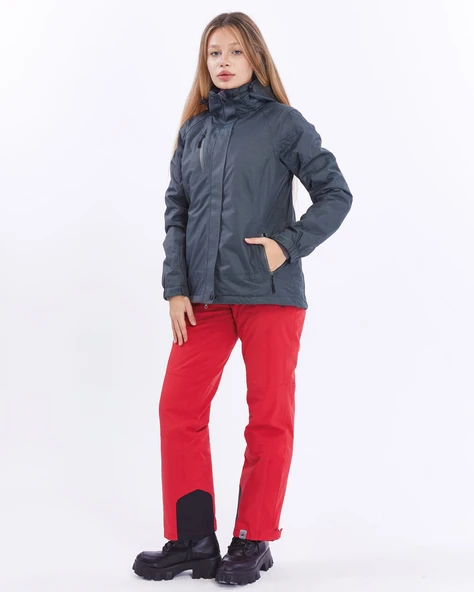 Mapamyumco 3in1 HAKİ Kadın Mont-HAKİ - Resim 2