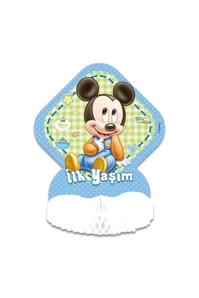 BALONEVİ Ilk Yaşım Baby Mickey Mouse Orta Süs