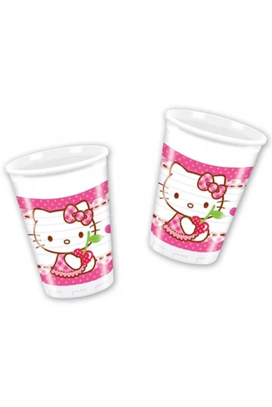 PROCOS Hello Kitty Hearts Bardak 8 Adet