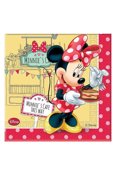 PARTY Kağit Peçete Minnie Cafe 33*33Cm P20-30