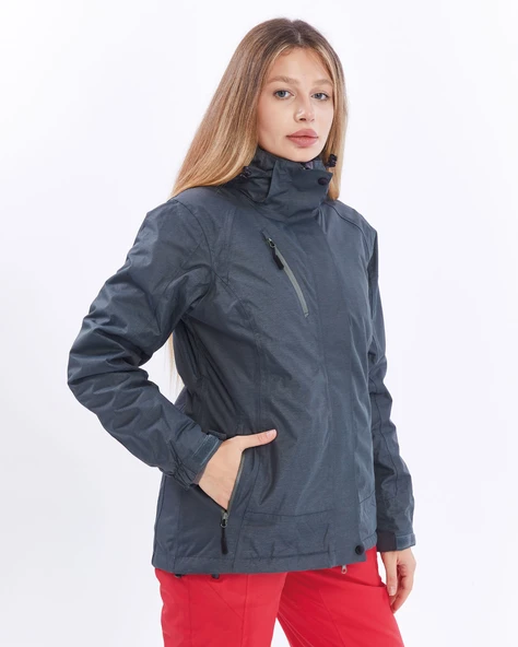 Mapamyumco 3in1 HAKİ Kadın Mont-HAKİ - Resim 5