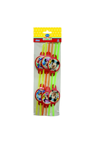 PARTY Partidolu Mickey Playful Pipet 6 Adet