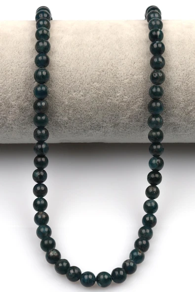 Apatit Doğal Taş Dizi 6 mm Küre Kesim - Resim 2