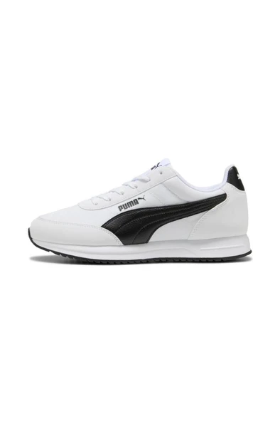 Puma R78 Lightwind 400267 02 Erkek Yürüyüş ve Koşu Ayakkabısı Beyaz Siyah 40-45