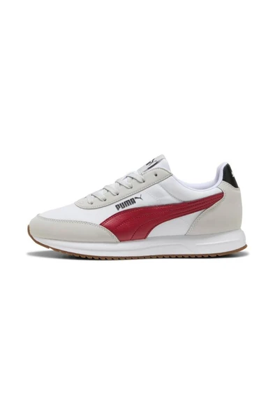 Puma R78 Lightwind 400267 04 Erkek Yürüyüş ve Koşu Ayakkabısı Beyaz Kırmızı 40-45