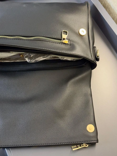 Armine Kartlık ve Bileklik Hediyeli El Ve Kol Çantası Omuz Çantası VS.BLKT.0130 - Resim 6