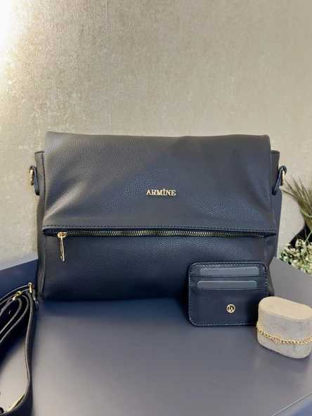 Armine Kartlık ve Bileklik Hediyeli El Ve Kol Çantası Omuz Çantası VS.BLKT.0130 ürün görseli