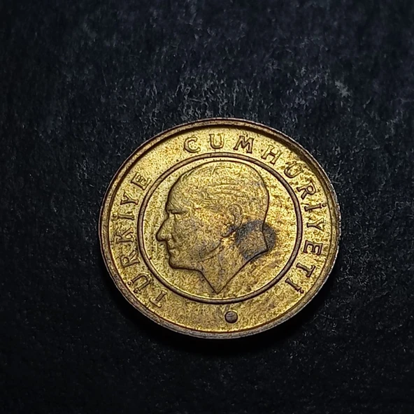 Escoines Koleksiyon 36792ec3e8d0c9 2010 Hatalı 1Kuruş Nadir çıkar Çift darp yıl ÇİL eski madeni para - 5