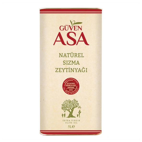 Güven Asa Zeytinyağları Natürel Sızma Zeytinyağı 5 lt Teneke