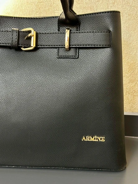 Armine Kartlık ve Bileklik Hediyeli El Ve Kol Çantası Omuz Çantası VS.BLKT.0131 - Resim 4