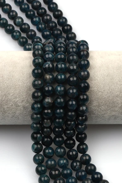 Apatit Doğal Taş Dizi 8 mm Küre Kesim