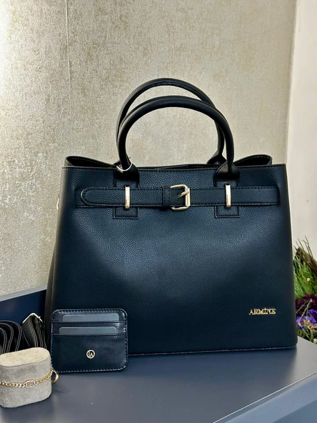 Armine Kartlık ve Bileklik Hediyeli El Ve Kol Çantası Omuz Çantası VS.BLKT.0131 ürün görseli