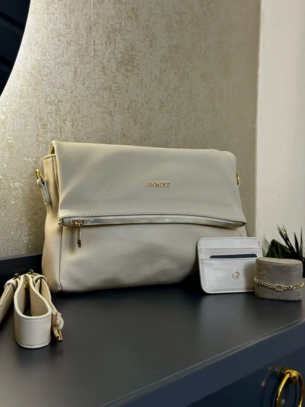 Armine Kartlık ve Bileklik Hediyeli El Ve Kol Çantası Omuz Çantası VS.BLKT.0128 ürün görseli