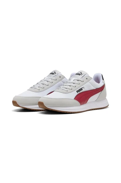 Puma R78 Lightwind 400267 04 Erkek Yürüyüş ve Koşu Ayakkabısı Beyaz Kırmızı 40-45 - 2