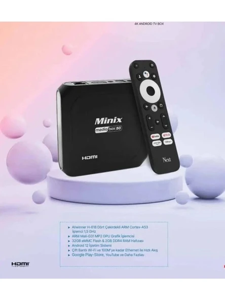 NEXT MİNİX MEDİABOX 5G Android Tv Box 2+32GB - 3
