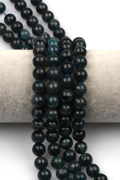 Apatit Doğal Taş Dizi 10 mm Küre Kesim - 1