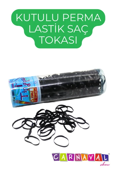 CARNAVAL Kutulu Perma Lastik Saç Tokası