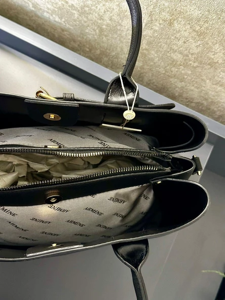 Armine Kartlık ve Bileklik Hediyeli El Ve Kol Çantası Omuz Çantası VS.BLKT.0131 - Resim 6