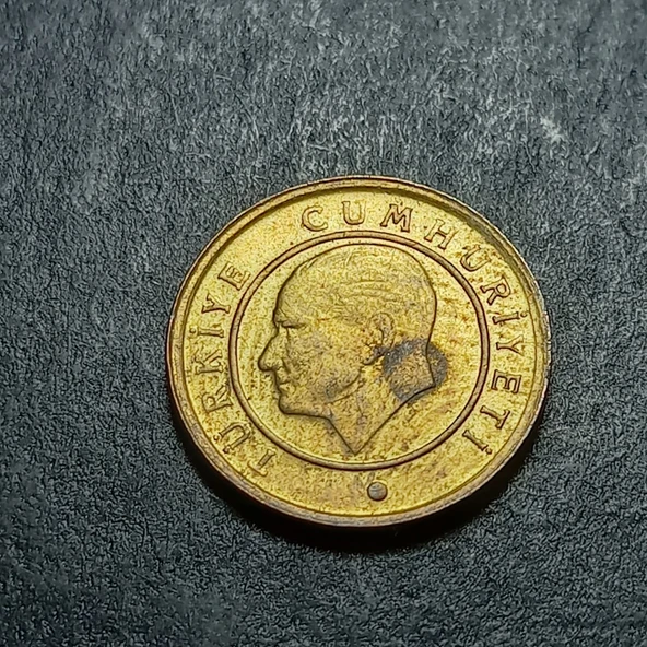 Escoines Koleksiyon 36792ec3e8d0c9 2010 Hatalı 1Kuruş Nadir çıkar Çift darp yıl ÇİL eski madeni para - 3