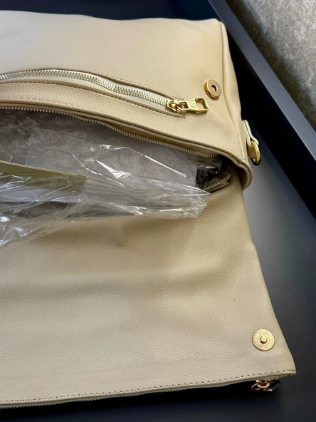 Armine Kartlık ve Bileklik Hediyeli El Ve Kol Çantası Omuz Çantası VS.BLKT.0128 - Resim 6