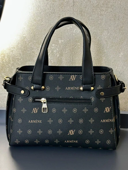 Armine Kartlık ve Bileklik Hediyeli El Ve Kol Çantası Omuz Çantası VS.BLKT.0136 - Resim 6