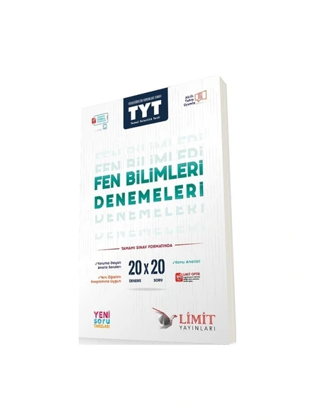 Limit Yayınları TYT Fen Bilimleri Denemeleri ürün görseli
