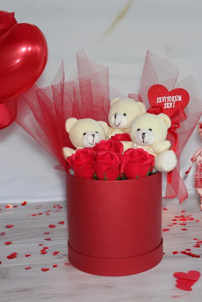 Aşkınızı Anlatmanın En Zarif Yolu: Özel Kutuda Minik Ayıcıklar, Kokulu Güller ve “Seviyorum Seni ” - 4