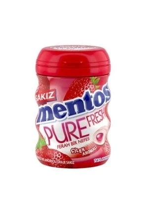 MENTOS PURE ÇİLEK 30gr