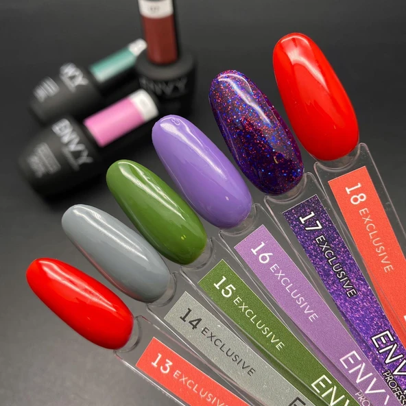 Envy Kalıcı Oje Exclusive Koyu Yosun Yeşil 10gr No:015 - 2