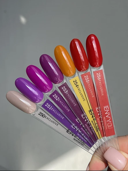 Envy Kalıcı Oje Exclusive Kırmızı 10gr No:255 - 3