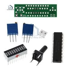 Diy kitLM3914 10 Segment 5V 12V pil kapasitesi güç seviyesi kırmızı LED göstergesi DEMONTE