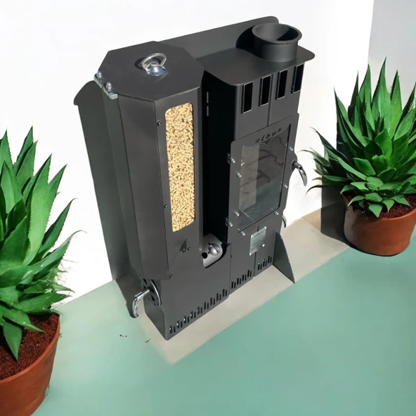 Albu Soba Şömineli Mini Pelet Sobası - 2