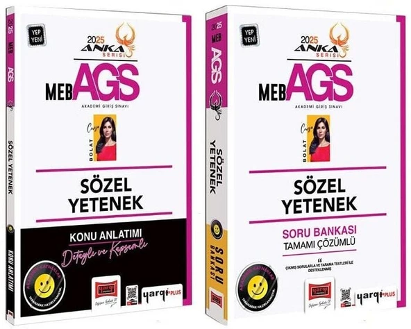 Yargı 2025 MEB-AGS Sözel Yetenek Konu Anlatımı + Soru Bankası 2 li Set Anka Serisi