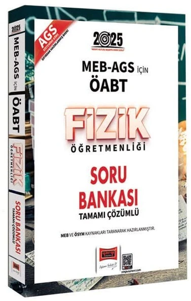 Yargı 2025 ÖABT MEB-AGS Fizik Öğretmenliği Soru Bankası Çözümlü Yargı Yayınları