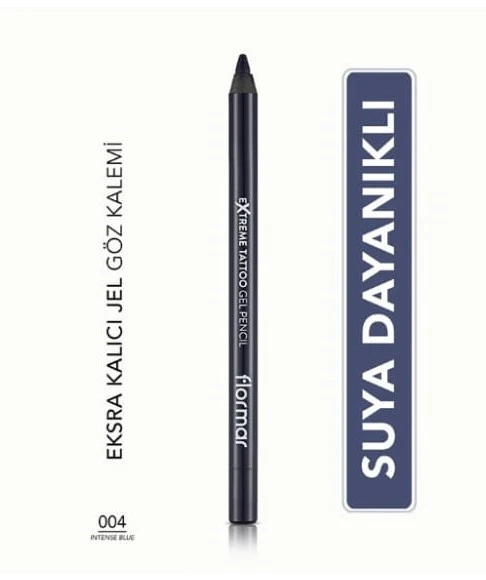 Flormar Extreme Tattoo Ekstra Kalıcı Mat Jel Göz Kalemi 004 Intense Blue