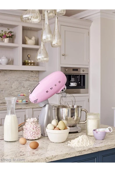 Smf02pkeu Pembe 4.8 Litre Mutfak Şefi Hamur Stand Mikseri - 7