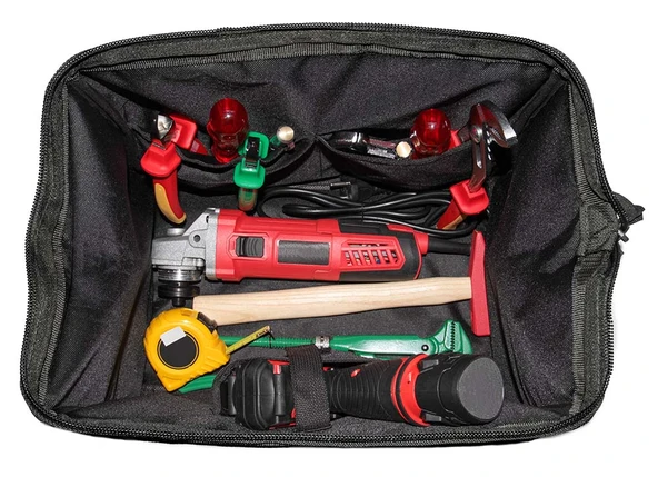 Grangos GRC08 18" Fermuarlı Bez Alet Taşıma Çantası - 3