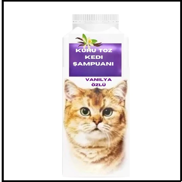 Uyguna-Yakala 150 Gr Vanilya Özlü Kuru Toz Kedi Şampuanı -CL.161